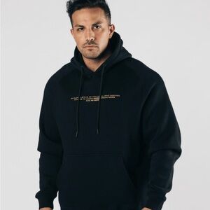 Men’s Alphalete Legacy Performance Hoodie Black Size Medium